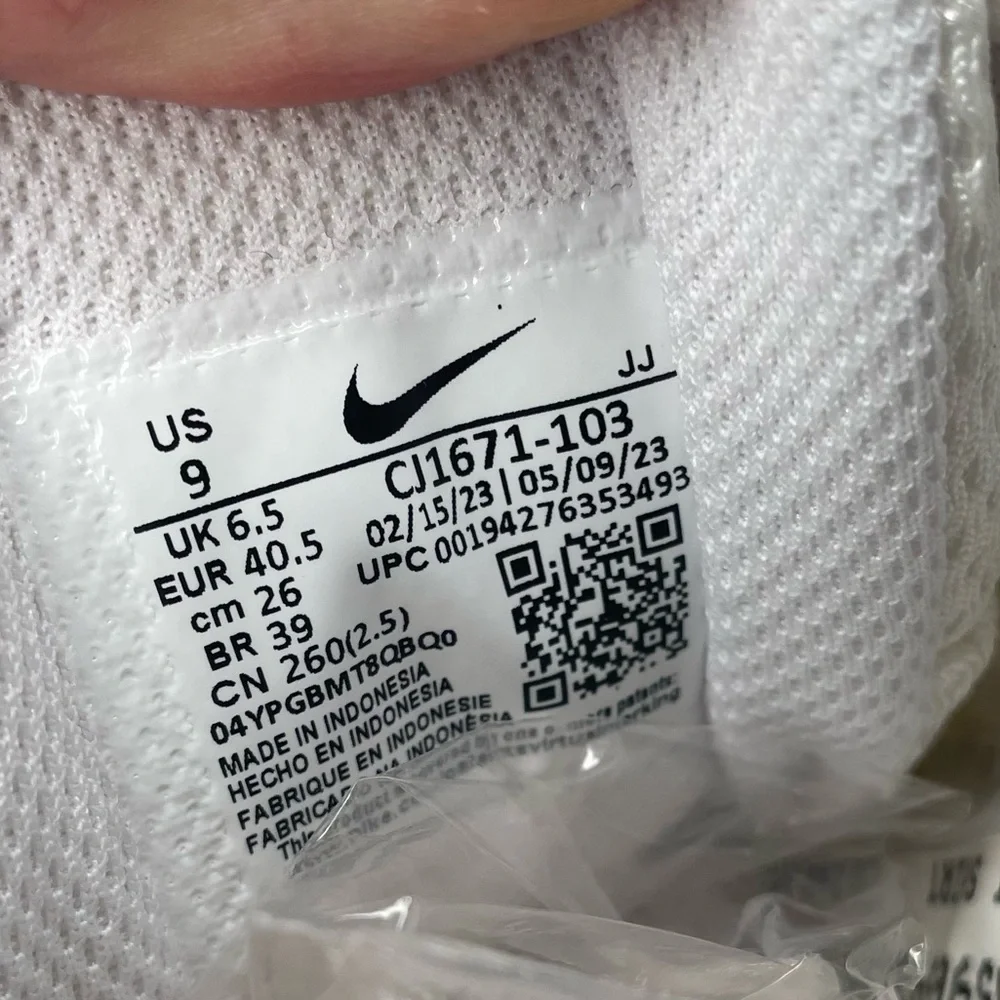 Nike Air Max Fusion Sneaker White Glacier Blue CJ1671 Women’s Size 9 - Picture 7 of 9